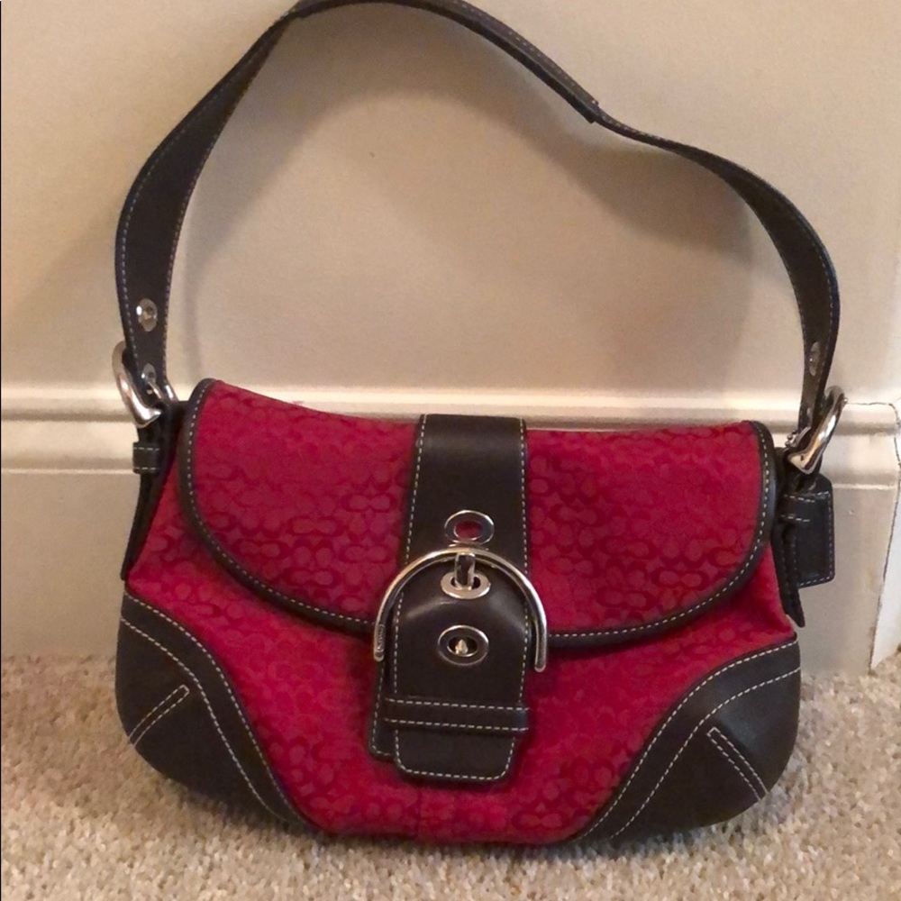 Red Coach Purse
